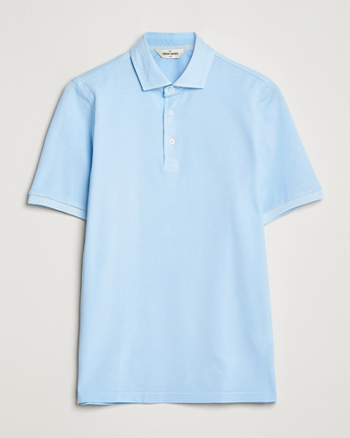 Herren | Poloshirt | Gran Sasso | Washed Polo Light Blue