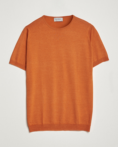 Herren | John Smedley | John Smedley | Belden Wool/Cotton T-Shirt Amber