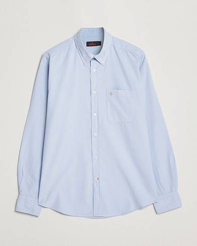 Herren | Cordhemden | Morris | Summer Corduroy Shirt Light Blue