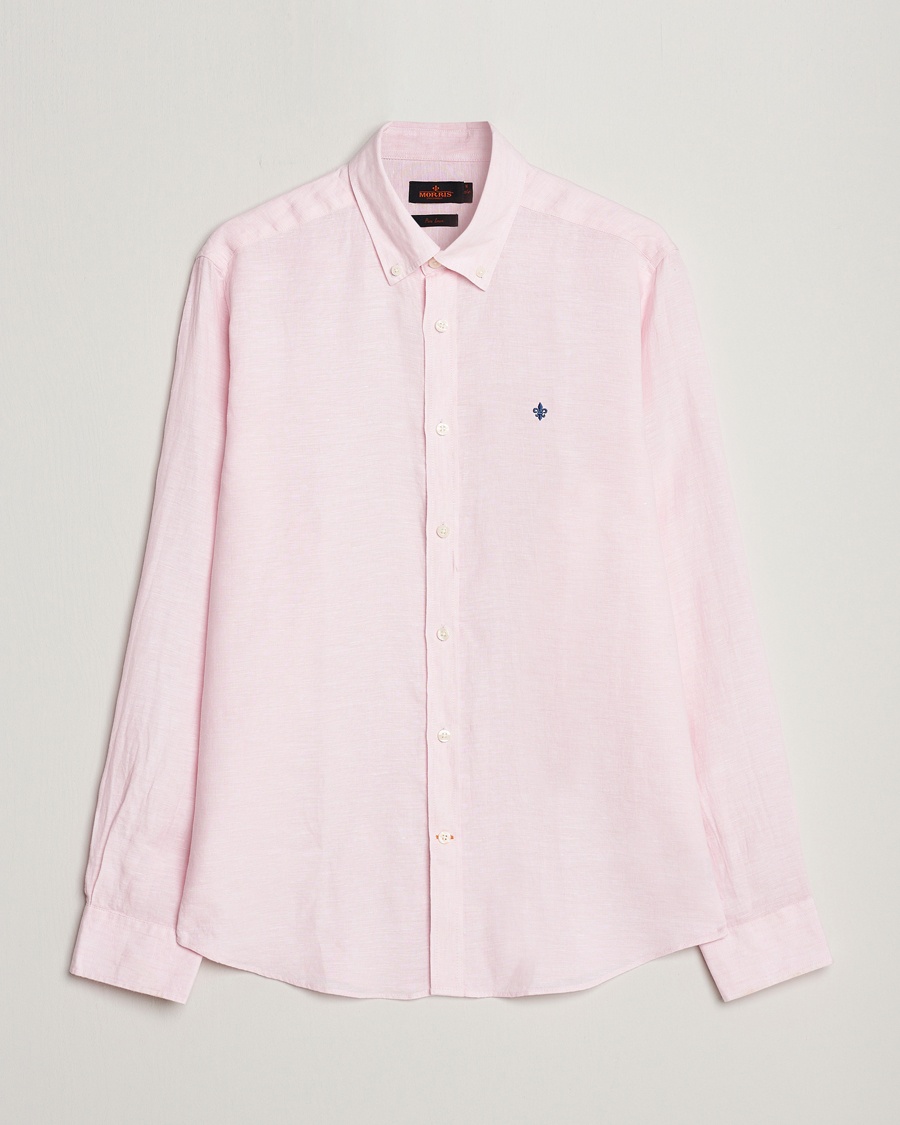 Morris Douglas Linen Button Down Shirt Pink – Rosa