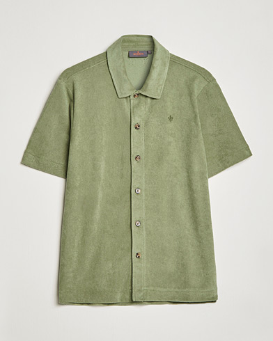 Herren |  | Morris | Hunter Terry Short Sleeve Shirt Sage Green