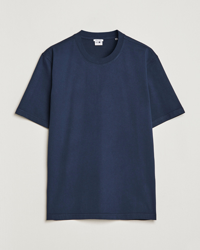 Herren |  | NN07 | Adam Pima Crew Neck T-Shirt Navy Blue