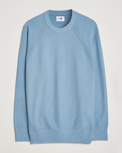 Herren |  | NN07 | Brandon Cotton Knitted Sweater Ashley Blue