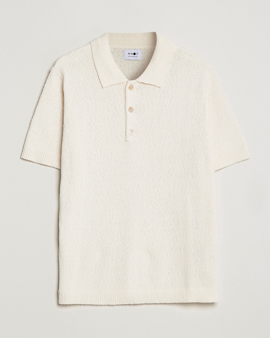 Herren | | NN07 | Randy Knitted Polo Ecru