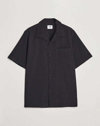 Herren |  | NN07 | Julio Seersucker Short Sleeve Shirt Black