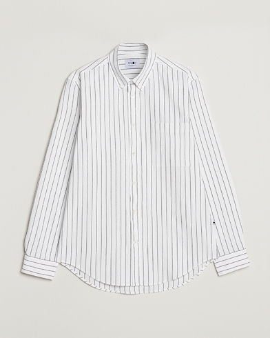 Herren |  | NN07 | Arne Creppe Striped Shirt Black/White