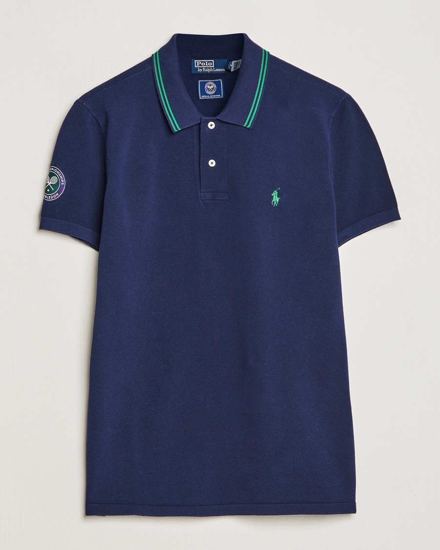 Herren | | Polo Ralph Lauren | Custom Slim Fit Wimbledon Polo Refined Navy