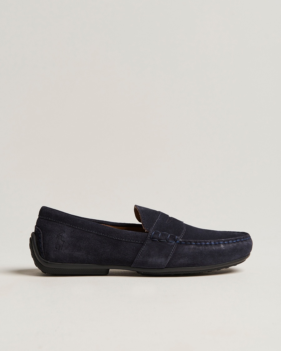 Polo Ralph Lauren Reynold Suede Driving Loafer Hunter Navy – Blau