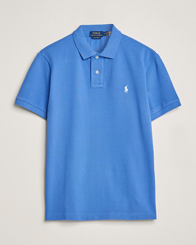 Herren | Poloshirt | Polo Ralph Lauren | Custom Slim Fit Polo Maidstone Blue