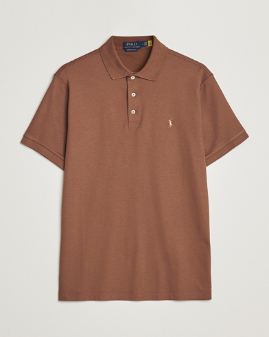 Herren | Poloshirt | Polo Ralph Lauren | Pima Cotton Polo Luggage Brown