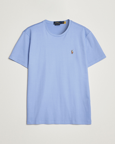 Herren |  | Polo Ralph Lauren | Luxury Pima Cotton Crew Neck T-Shirt Lafayette Blue