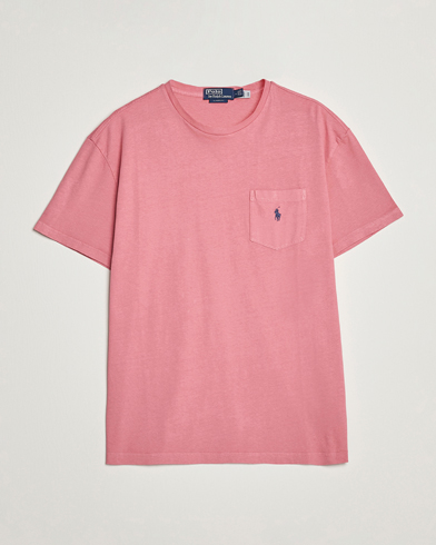 Herren |  | Polo Ralph Lauren | Cotton/Linen Crew Neck T-Shirt Desert Rose