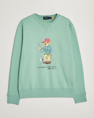 Herren |  | Polo Ralph Lauren | Printed Fishing Bear Crew Neck Sweatshirt Faded Mint