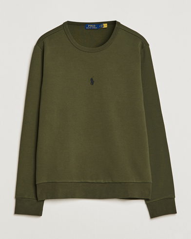 Herren |  | Polo Ralph Lauren | Double Knit Center Logo Sweatshirt Company Olive