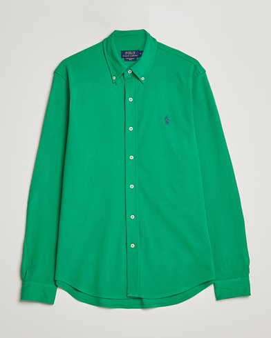 Herren | Polohemden | Polo Ralph Lauren | Featherweight Mesh Shirt Optic Green
