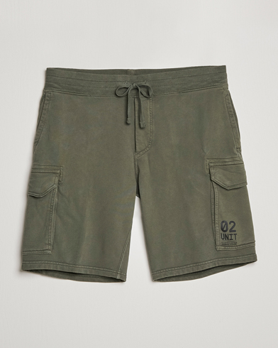 Herren |  | RLX Ralph Lauren | Terry Back Fleece Cargo Shorts Fossil Green