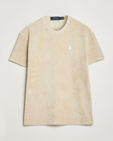 Herren | T-Shirts | Polo Ralph Lauren | Terry Cotton Tee Spring Beige