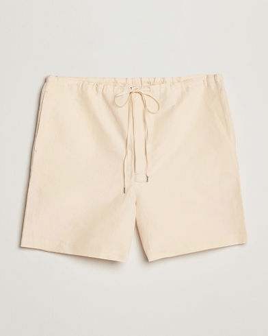 Herren | Japanese Department | Auralee | Finx Linen Easy Shorts Ecru