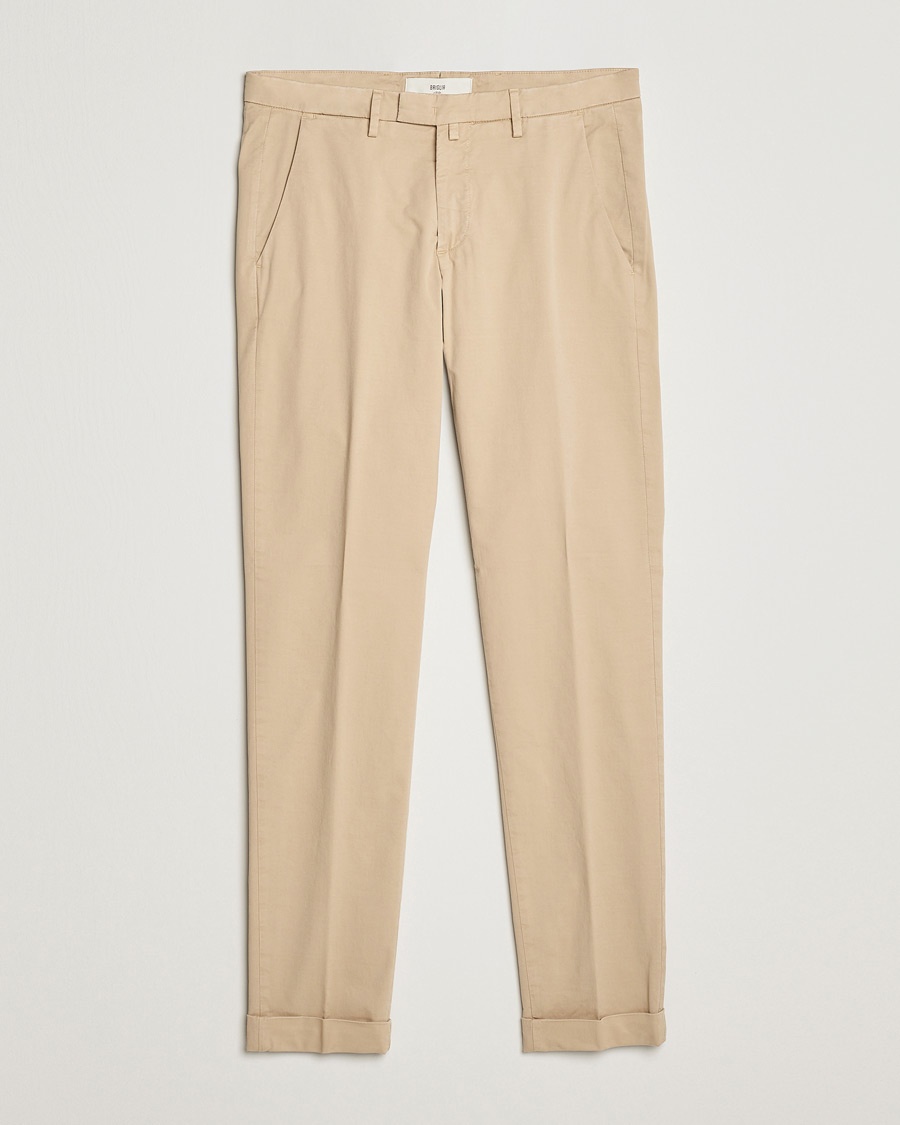 Herren | | Briglia 1949 | Slim Fit Cotton Chinos Beige