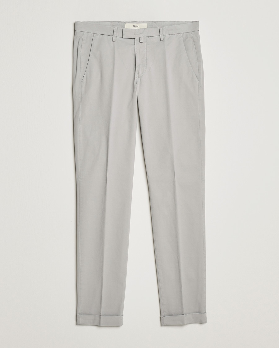 Herren | | Briglia 1949 | Slim Fit Cotton Chinos Grey