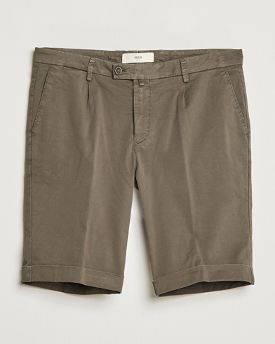 Herren | Briglia 1949 | Briglia 1949 | Pleated Cotton Shorts Brown