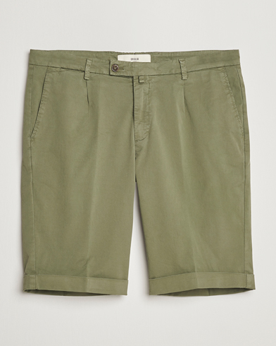 Herren | Briglia 1949 | Briglia 1949 | Pleated Cotton Shorts Olive