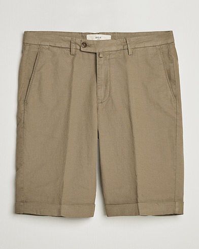 Herren | Shorts | Briglia 1949 | Linen/Cotton Shorts Olive