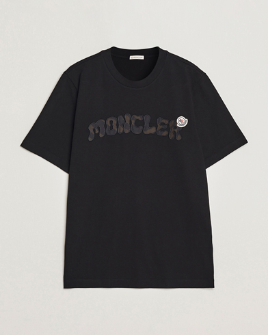 Herren |  | Moncler | Camouflage Lettering T-Shirt Black