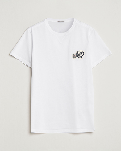 Herren | Luxury Brands | Moncler | Double Logo T-Shirt White