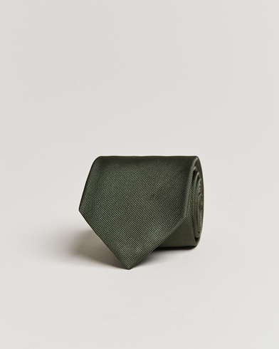 Herren |  | Amanda Christensen | Plain Classic Tie 8 cm Olive