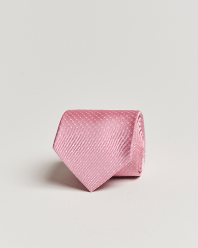 Herren |  | Amanda Christensen | Micro Dot Classic Tie 8 cm Pink/White