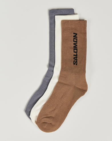 Herren |  | Salomon | Everyday Crew 3-Pack Socks Grey/White/Beige