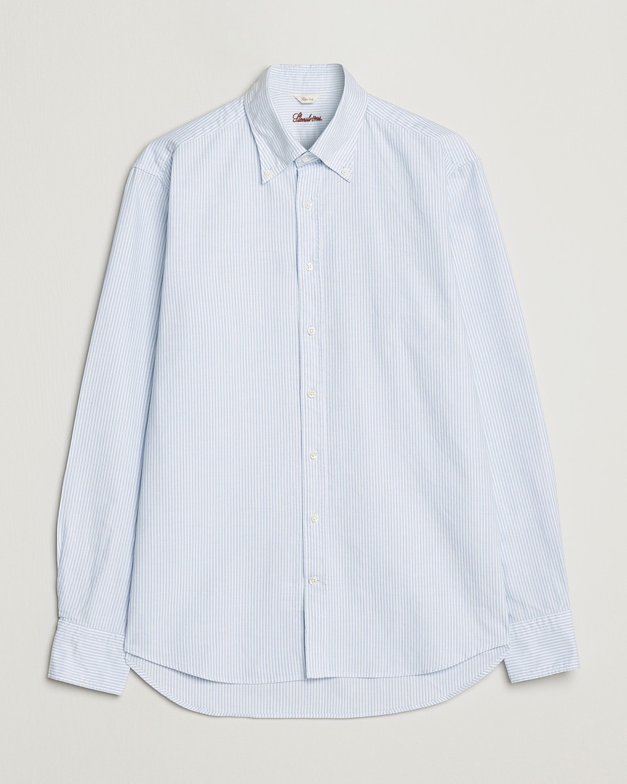 Herren | Personal Classics | Stenströms | Fitted Body Oxford Shirt Blue/White