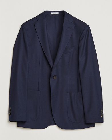Herren | Boglioli | Boglioli | K Jacket Wool Hopsack Classic Blazer Navy