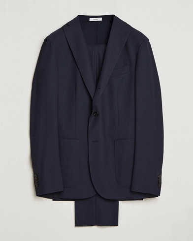 Herren | Dresscode Hochzeit   | Boglioli | K Jacket Wool Suit Navy