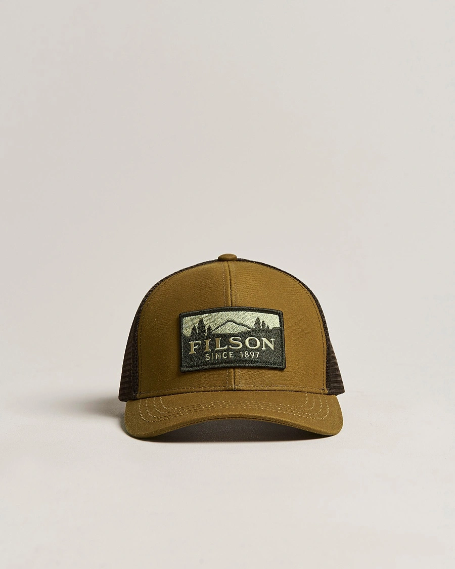 Filson Logger Mesh Cap Dark Tan – Braun