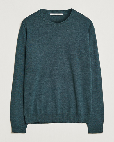 Herren | A Day's March | A Day's March | Alagon Merino Crew Pine mel