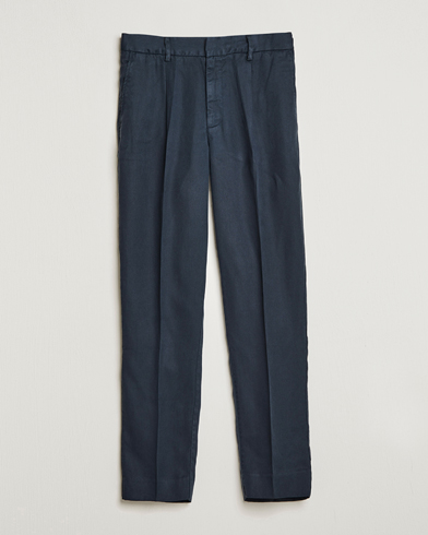 Herren | A Day's March | A Day's March | Smart Trouser Tencel  Navy