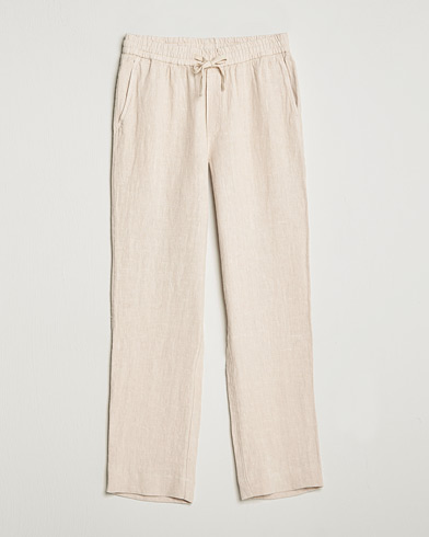 Herren |  | A Day's March | Tamait Drawstring Linen Trousers Oyster