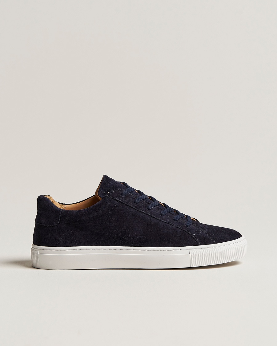 Herren | | A Day's March | Marching Suede Sneaker Navy
