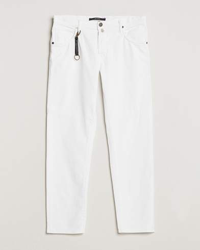Herren |  | Incotex | Cotton Stretch 5-Pocket Pants White