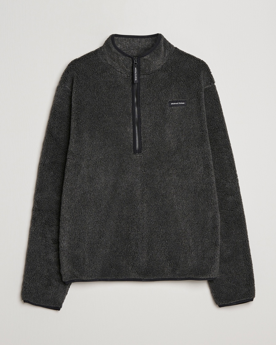 Herren | | District Vision | Doug Half Zip Fleece Charcoal