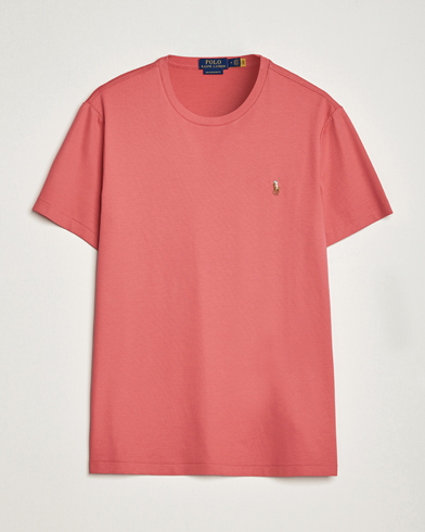 Herren |  | Polo Ralph Lauren | Luxury Pima Cotton Crew Neck T-Shirt Red Sky