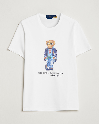 Herren |  | Polo Ralph Lauren | Printed Regatta Bear Crew Neck T-Shirt White