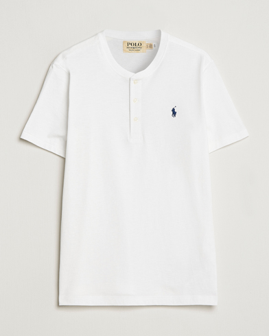 Herren |  | Polo Ralph Lauren | Slub Jersey Henley T-Shirt White