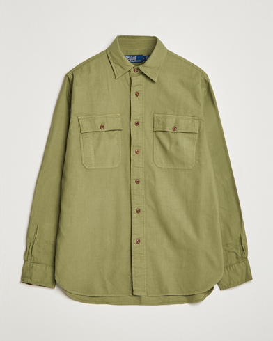 Herren |  | Polo Ralph Lauren | Cotton Overshirt Sage Olive