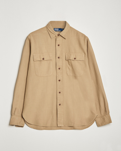 Herren | Hemdjacke | Polo Ralph Lauren | Cotton Overshirt Vintage Khaki