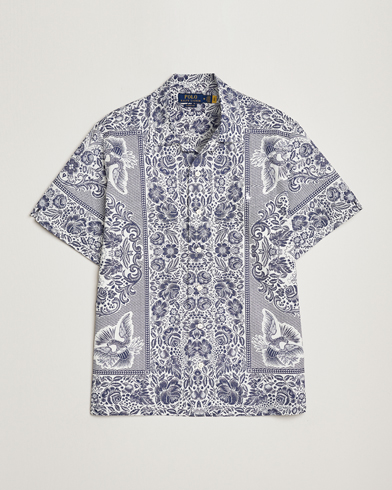 Herren |  | Polo Ralph Lauren | Printed Paisley Short Sleeve Shirt Blue