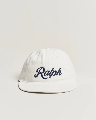 Herren |  | Polo Ralph Lauren | Ralph Cotton Twill Retro Cap Deckwash White