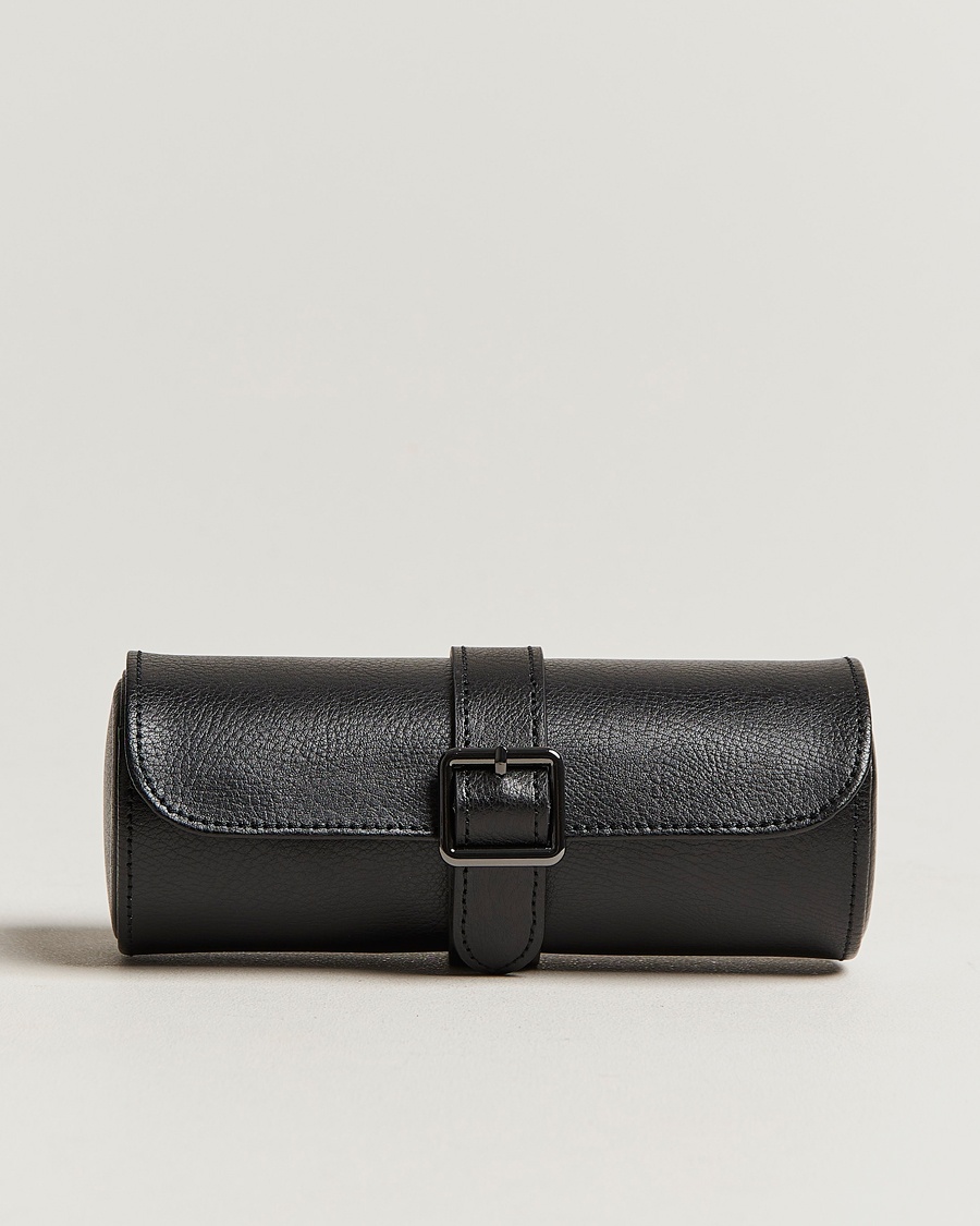 WOLF Triple Watch Roll Black – Schwarz